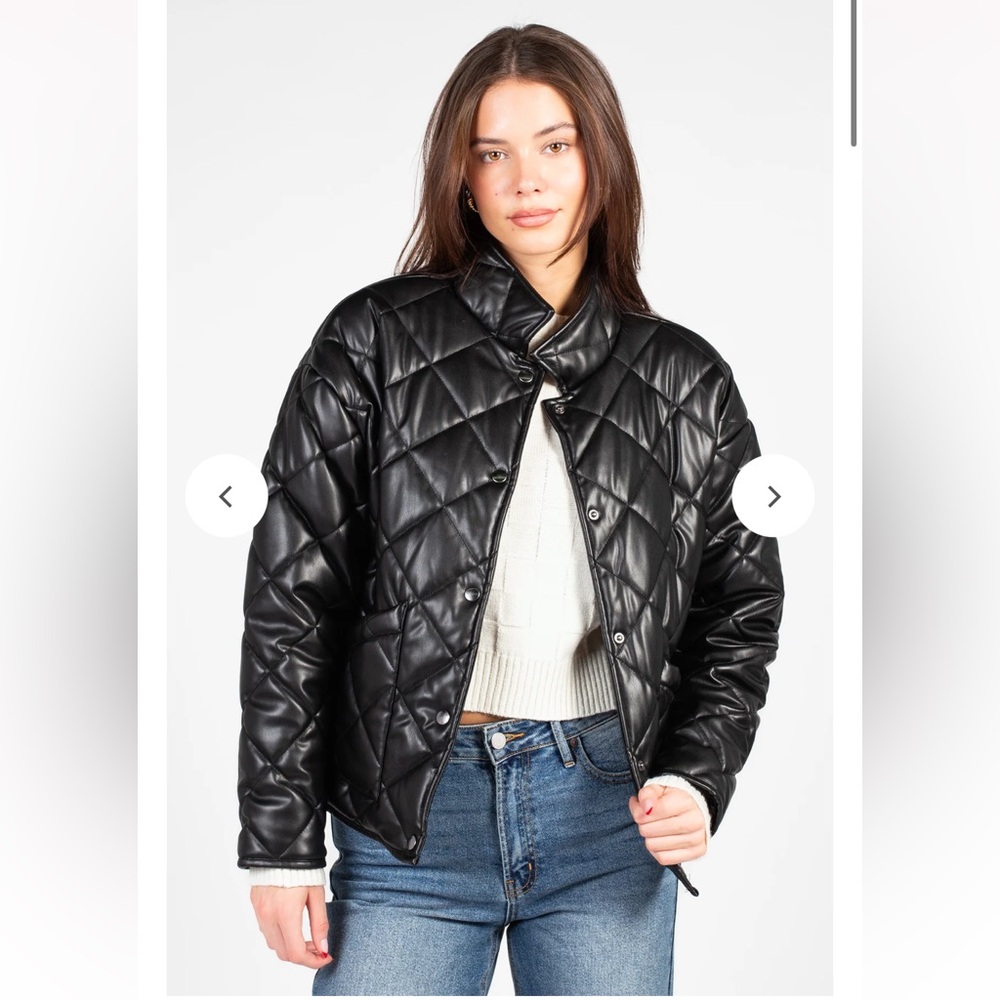 Z Supply Heritage Faux Leather Jacket